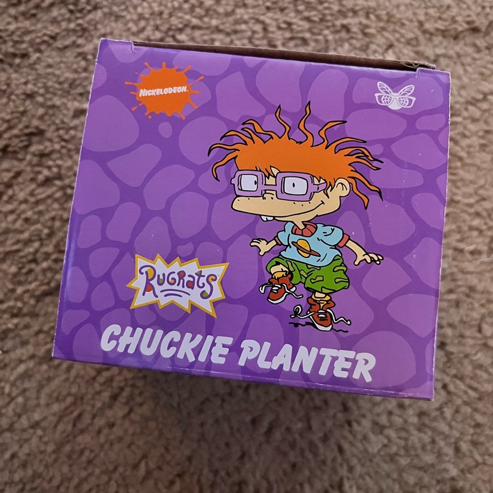 🧡Nickelodeon The Nick Box Exclusive | Small Rugrats Chuckie Planter NIB